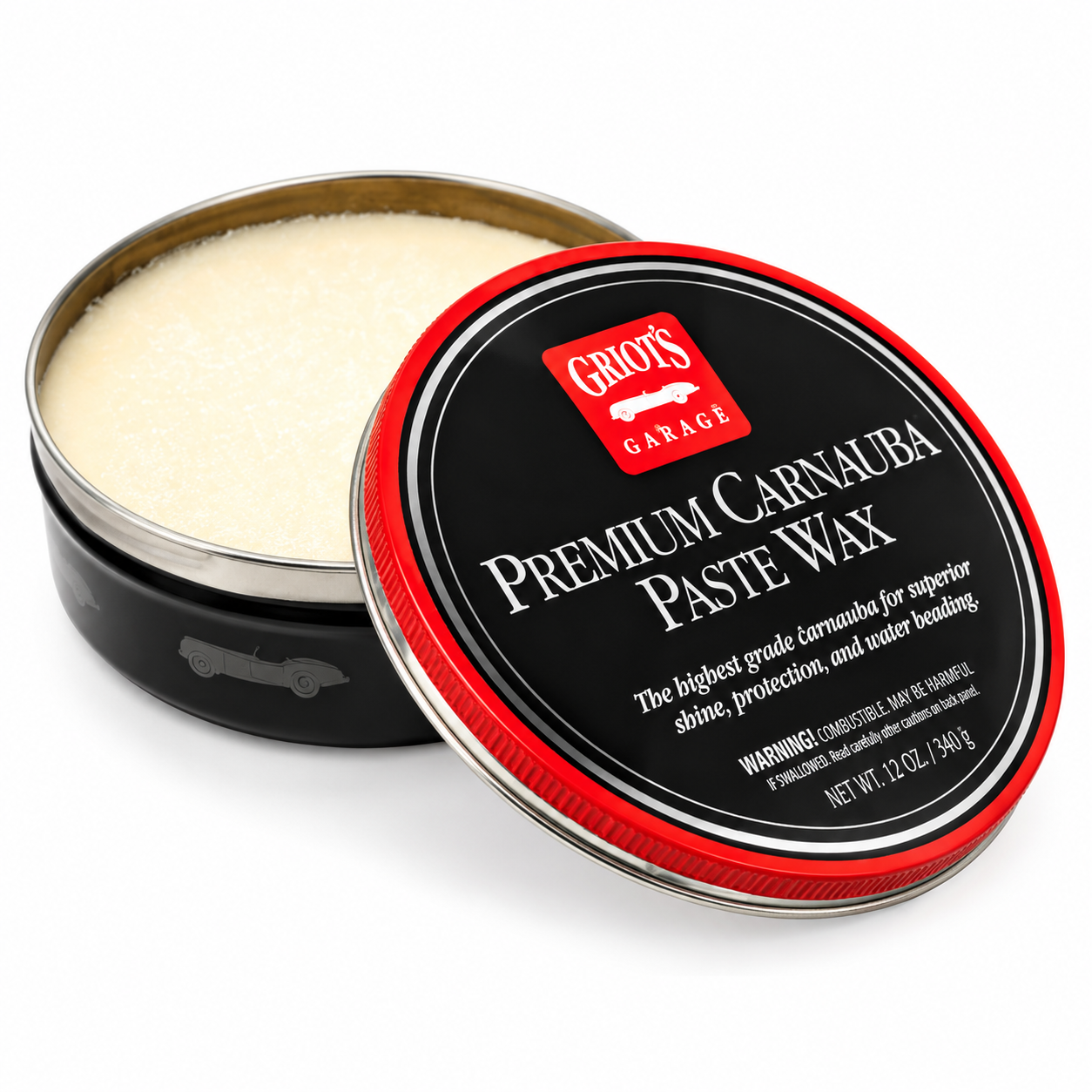 Griot's Garage 12-Pack Case 14oz Premium Carnauba Paste Wax